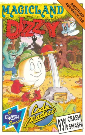 Dizzy IV - Magicland Dizzy (UK) (1990) box cover front